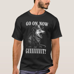Western Country Cowboy Rodeo Go On Now Git Western T-Shirt