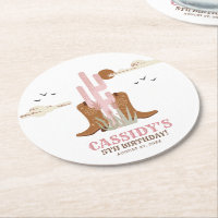 Western Country Cowgirl Birthday Rustic