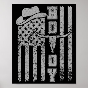 Western Country Men Teen Boy Kid Rodeo Southern Co Poster