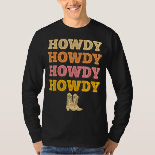 Western Country Southern Girl Vintage Howdy Rodeo T-Shirt