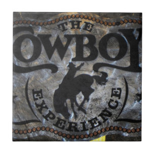 western country Stampede Horse cowboy rodeo Ceramic Tile