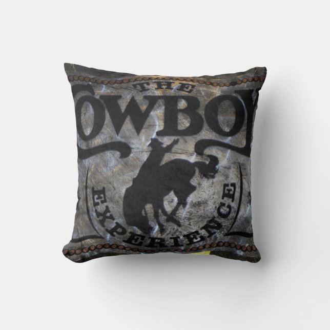 western country Stampede Horse cowboy rodeo Cushion (Front)