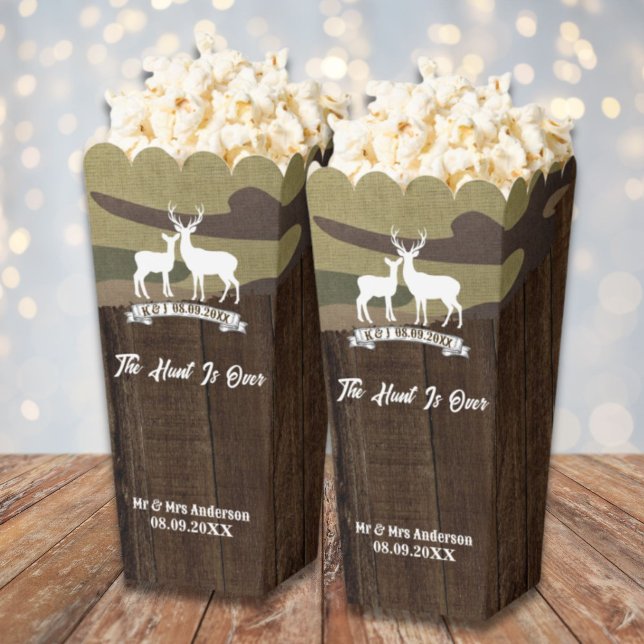 Western Country The Hunt Is Over Deer Wedding  Favour Box (Western Country The Hunt Is Over Deer Wedding Favor Boxes)