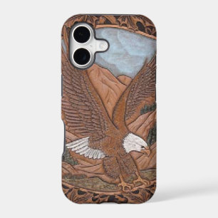 Western country tooled leather Vintage Eagle