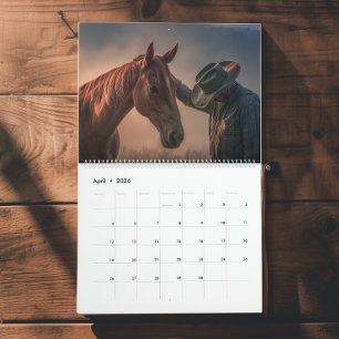 Western Cowboy 2027 Calendar