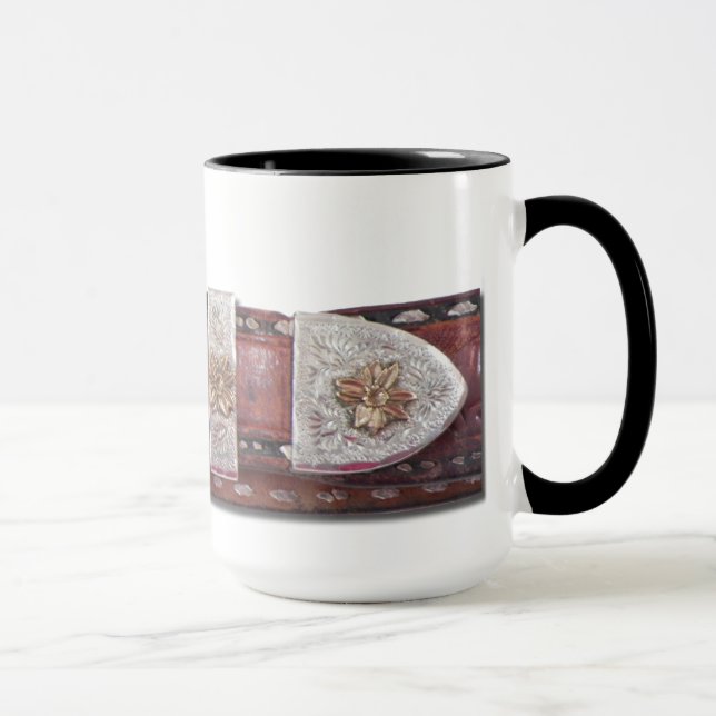 Western Cowboy Belt Buckle Mug (Right)