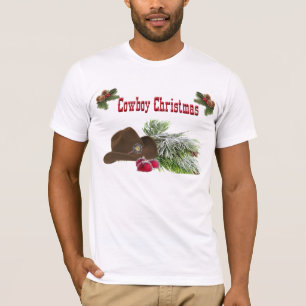 Western Cowboy Christmas T-Shirt