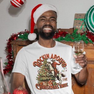 Western Cowboy Christmas T-Shirt