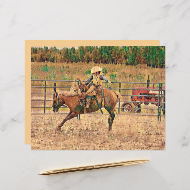 Western Cowboy Country Horse Riding (Front/Back In Situ)