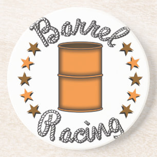 Western Cowboy Cowgirl Horse Barn Rodeo Coasters