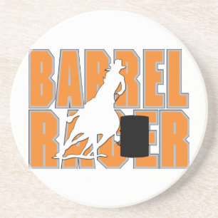 Western Cowboy Cowgirl Horse Barn Rodeo Coasters
