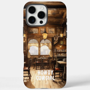 Western Cowboy Cowgirl Wild West Town iPhone 16 Pro Max Case
