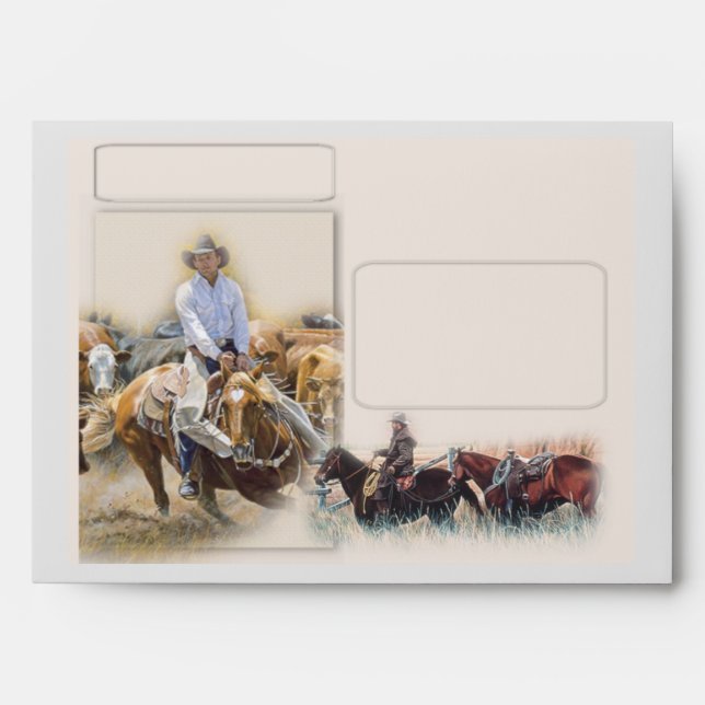 Western Cowboy Envelopes (Front)
