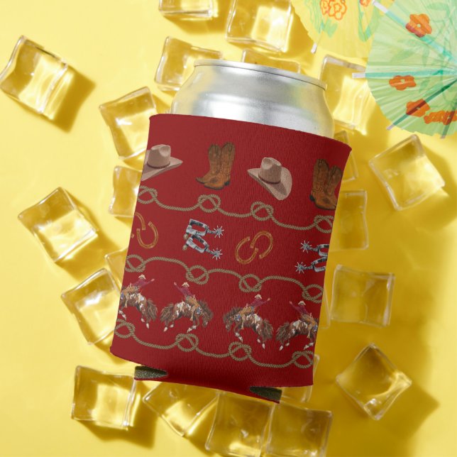 Western Cowboy Essentials  Can Cooler (In Situ Summer)