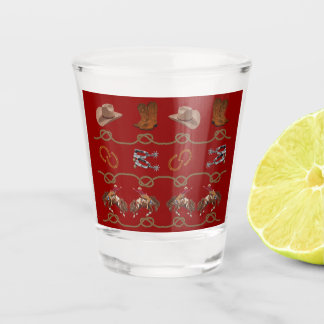 Western Cowboy Essentials Shot Glass