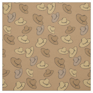 Western Cowboy Hats Fabric
