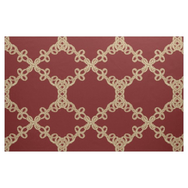 Western Cowboy Lasso Print Fabric (Fat Quarter)