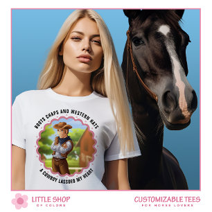 Western Cowboy Ranch Customisable T-Shirt