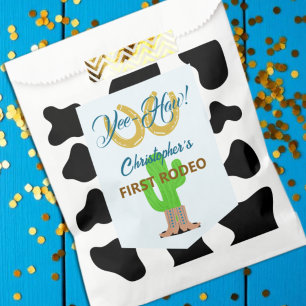 Western Cowboy Rodeo Birthday Favour Bag