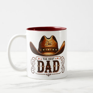 Western Cowboy Two-Tone Coffee Mug