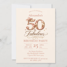 Western Cowgirl 50 & Fabulous Birthday