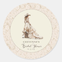 Western Cowgirl and Lace Cowboy Boots Baby Shower