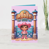Western Cowgirl First Rodeo Birthday Custom