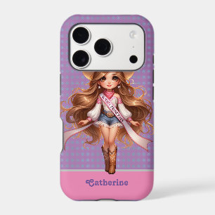 Western Cowgirl Rodeo Princess 1 Personalised
