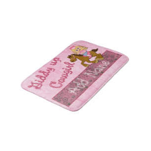 Western Cowgirl Room Rug Mat Home Decor