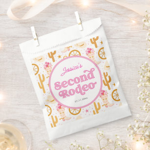 Western Cowgirl Second Rodeo Birthday Party Favour Bag