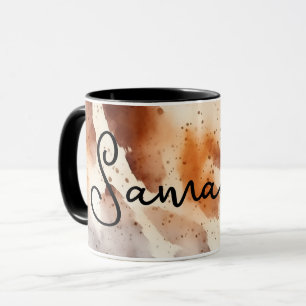 Western Cowhide Print Abstract Rustic Cowgirl Mug