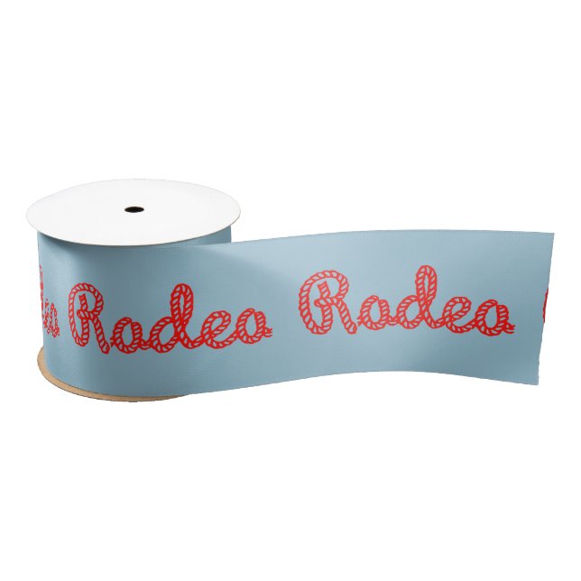 Western Craft Floral Gift Ribbon Rodeo Satin Ribbon (Spool)