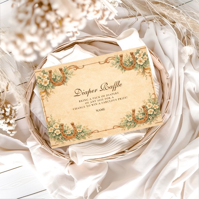 Western Desert Horseshoe Diapper Raffle  Enclosure Card (Creator Uploaded)