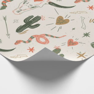 Western Desert Love Wrapping Paper