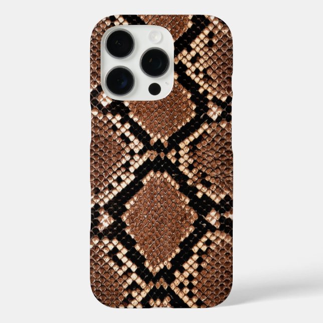 Western Diamondback Rattlesnake Skin Case-Mate iPhone Case (Back)