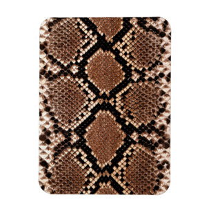 Western Diamondback Rattlesnake Skin Magnet