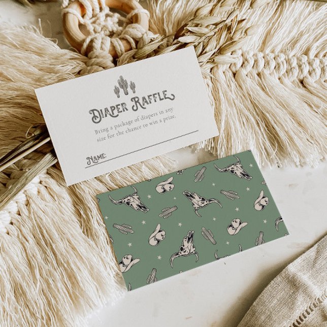 Western Diaper Raffle Cards (Creator Uploaded)