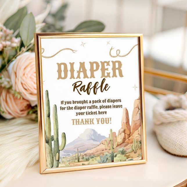 Western Diaper Raffle Sign (Creator Uploaded)
