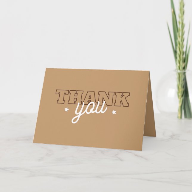 Western Dirty Thirty Cowgirl 30th Birthday Party Thank You Card (Front)