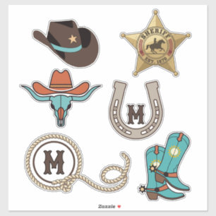 Western Elements With Monogram ID1318