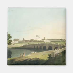 Western Entrance of Fort St. George, Madras, plate Magnet