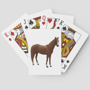 Western Equestrian Cute Horse Playing Cards