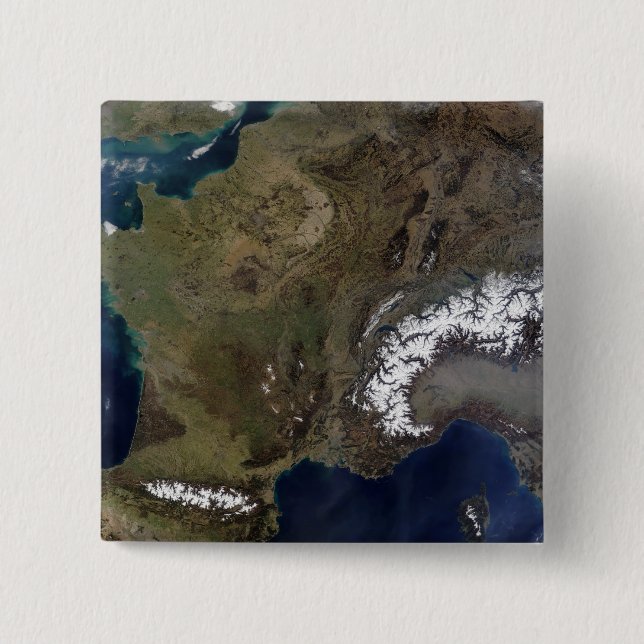 Western Europe 15 Cm Square Badge (Front)