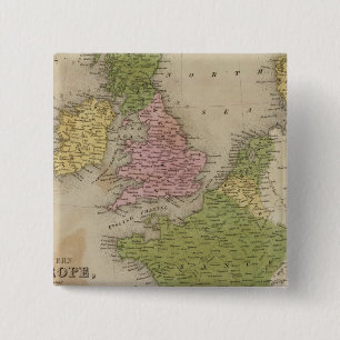 Western Europe 15 Cm Square Badge