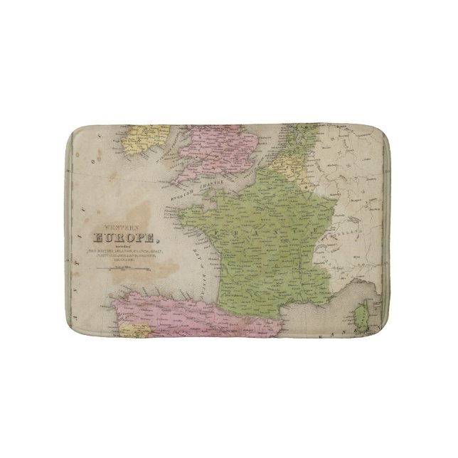 Western Europe Bath Mat (Front)