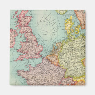 Western Europe communications Magnet