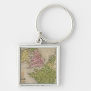 Western Europe Key Ring