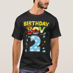 Western Family Birthday Boy 2 Cowboy 2nd Birthday T-Shirt