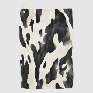 Western Farm Animal Cow Country Golf Towel
