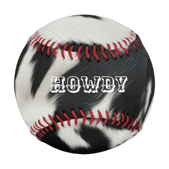 Western Farm Cowhide Baseball (Front)